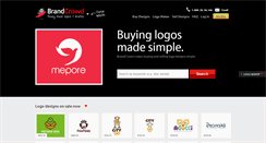 Desktop Screenshot of brandcrowd.com